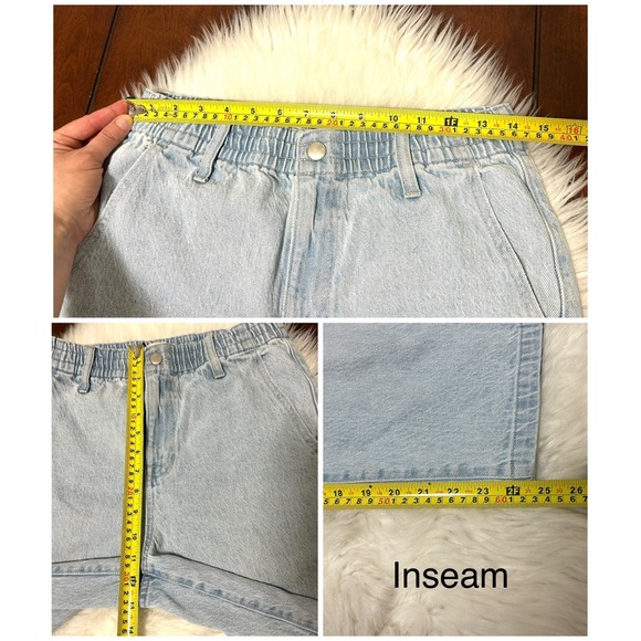 Madewell Size S Pull-On Balloon Jeans in Brittany Wash TENCEL Denim Edition Blue - Picture 16 of 16